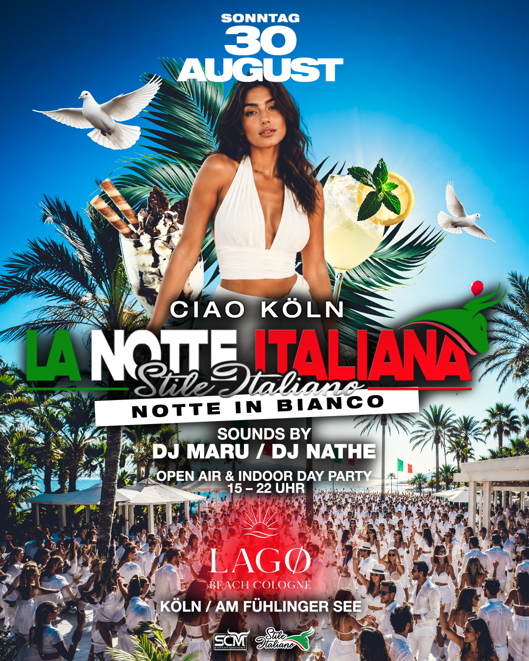 Notte in Bianco Open Air - 30.08 KÖLN - Lago Beach