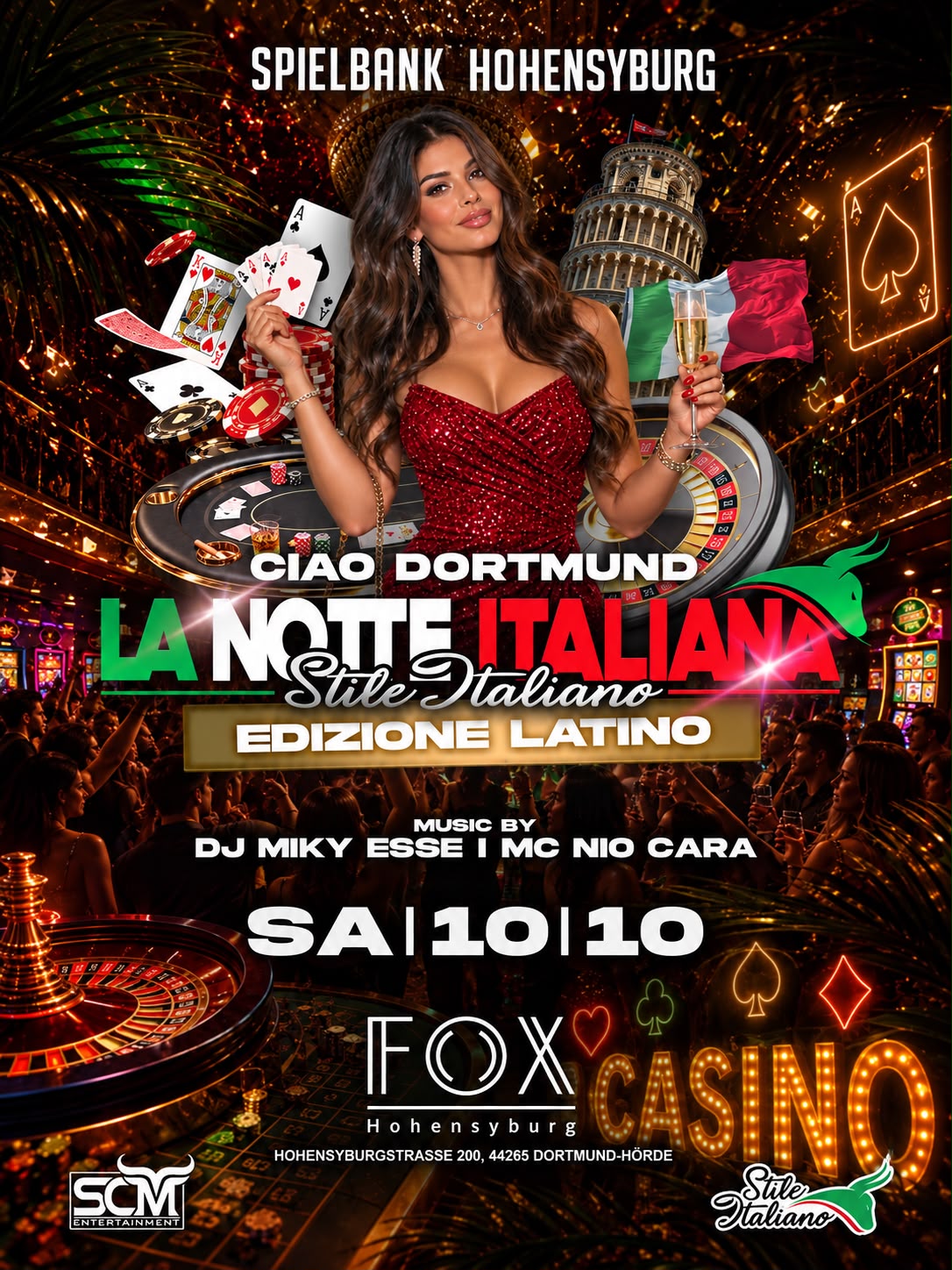 La Notte Italiana - 10.10 DORTMUND Fox - Spielbank Hohensyburg