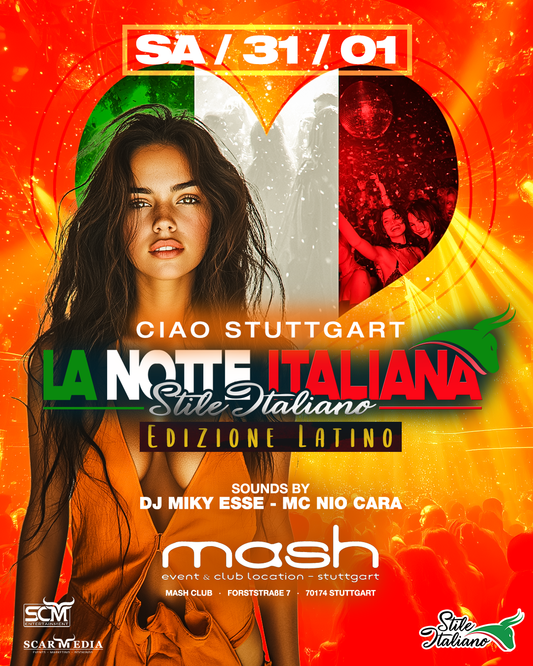 Notte Italiana • 31.01. Stuttgart • Benvenuto 2026