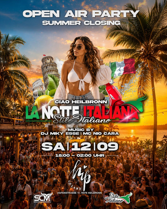 La Notte Italiana Open Air - 12.09 Hip Island in Heilbronn