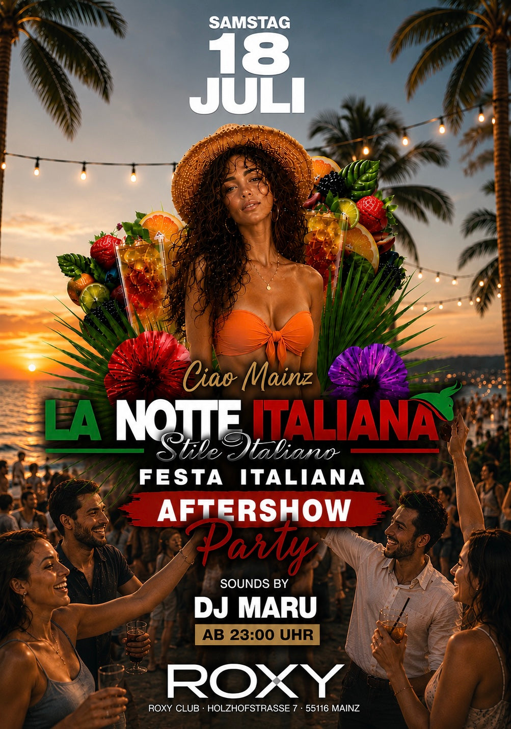 La Notte Italiana - 18.07 MAINZ - Aftershow Party - Festa Italiana