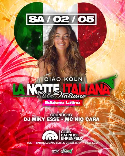 La Notte Italiana • 02.05 KÖLN EDIZIONE LATINO