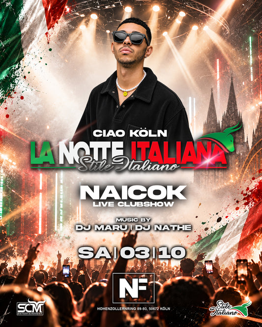 La Notte Italiana - 03.10 KÖLN Nachtflug - Naicok Live