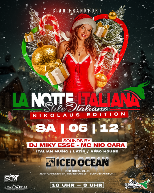 LA NOTTE ITALIANA • NIKOLAUS EDITION • 06.12 FRANKFURT