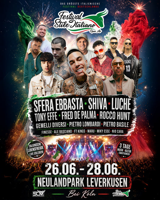 Festival Stile Italiano • 26.06. - 28.06. Leverkusen (Bei Köln)