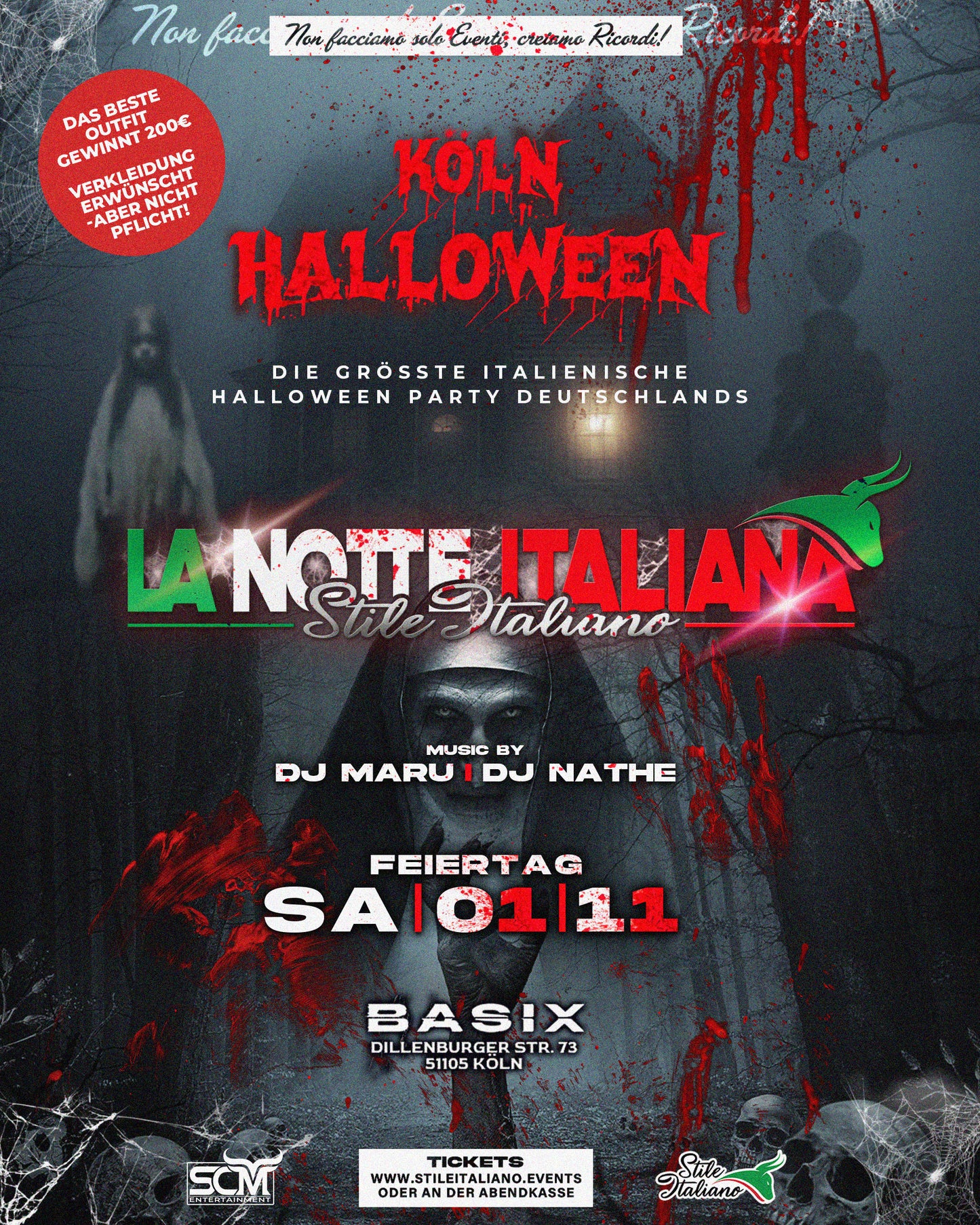La Notte Italiana - Halloween 01.11 KÖLN