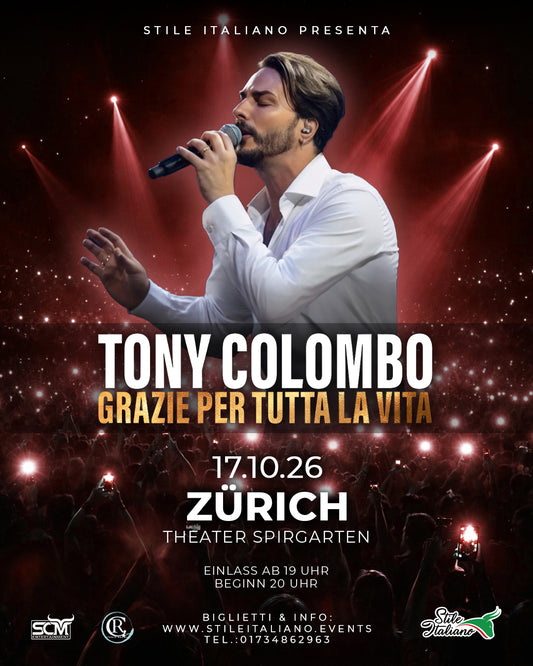 Tony Colombo Tour Germania