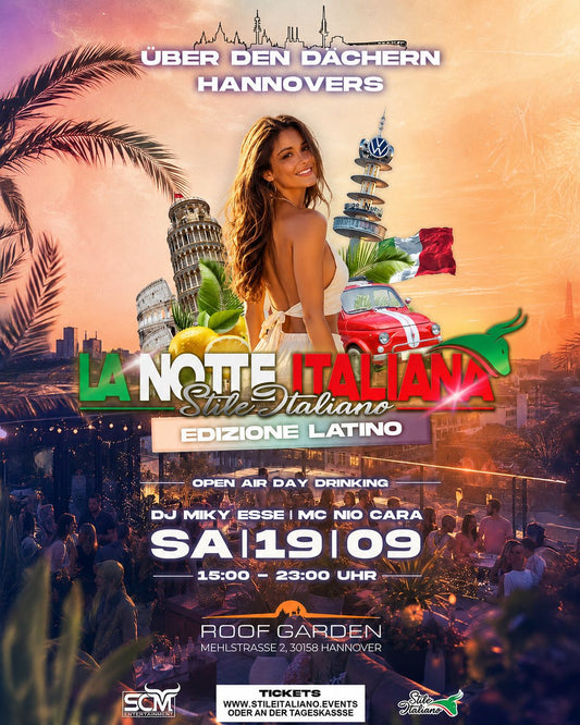 La Notte Italiana Open Air & Indoor - 19.09 Hannover