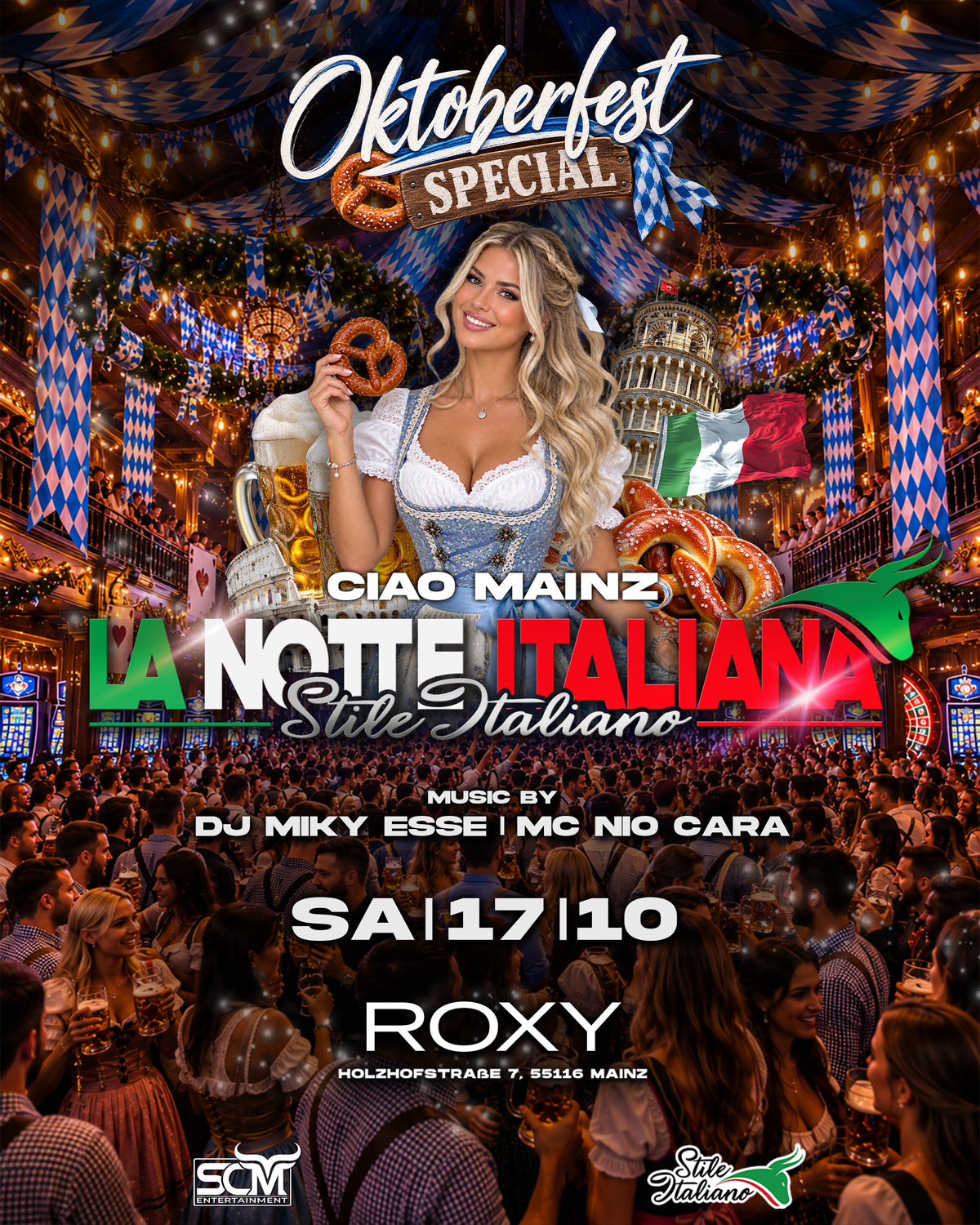 La Notte Italiana - 17.10 MAINZ Roxy - Oktoberfest Special
