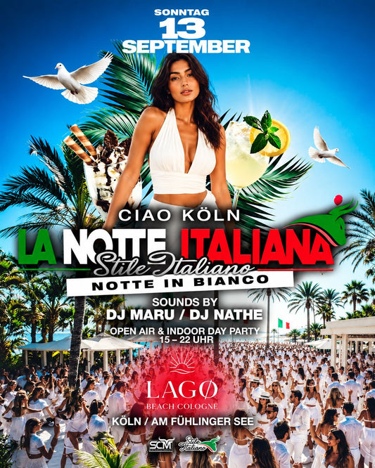 Notte in Bianco Open Air - 13.09 KÖLN - Lago Beach