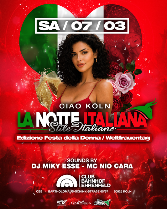 La Notte Italiana - 7.3 KÖLN - Festa della Donna